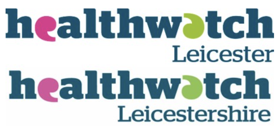 health watch leicester logo linked to the healthwatch website